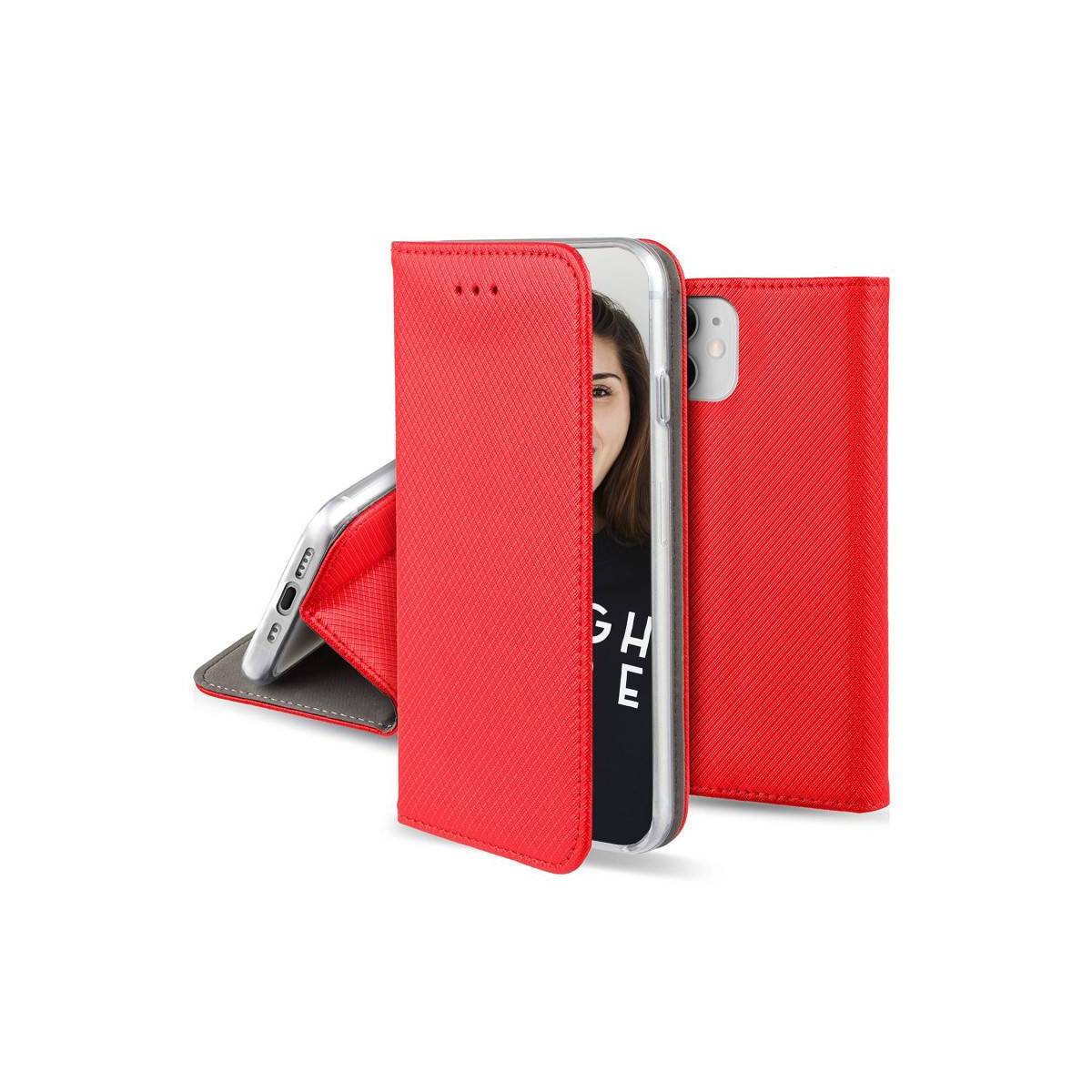 Folio aimanté iPhone 13 Mini Rouge