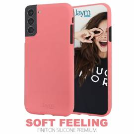 Coque Soft Touch Rose A22 (5G)