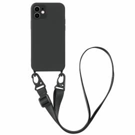 Coque avec bandouillère Noire iPhone 7/8/SE 2