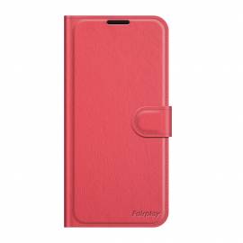 Folio simili cuir Rouge iPhone 14 Pro Max