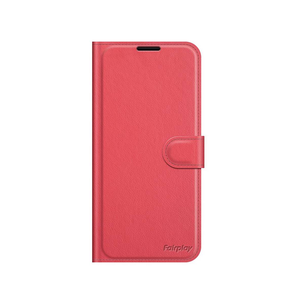 Folio simili cuir Rouge iPhone 14 Pro