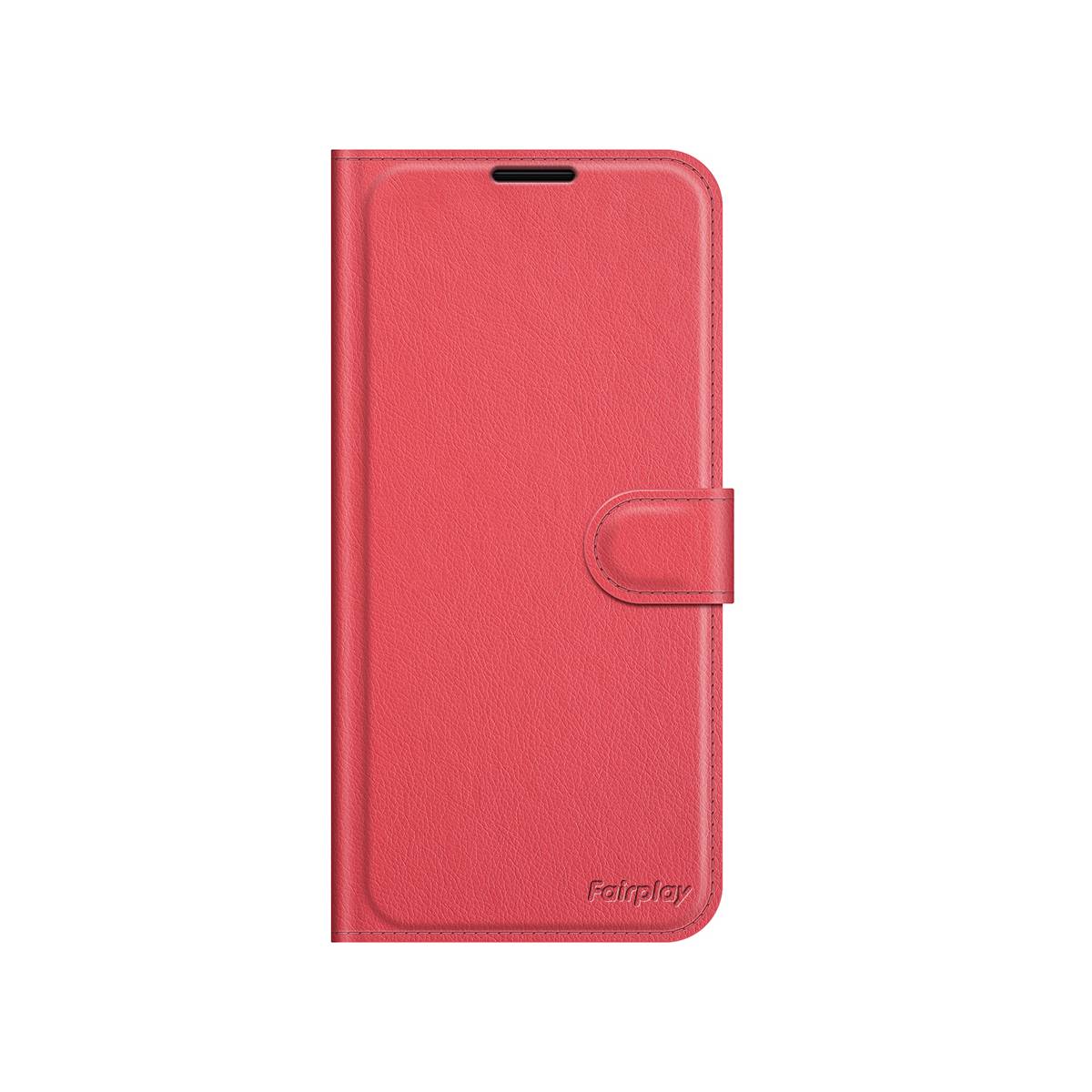 Folio simili cuir avec rabat aimanté Rouge Samsung Galaxy A22 - 5G
