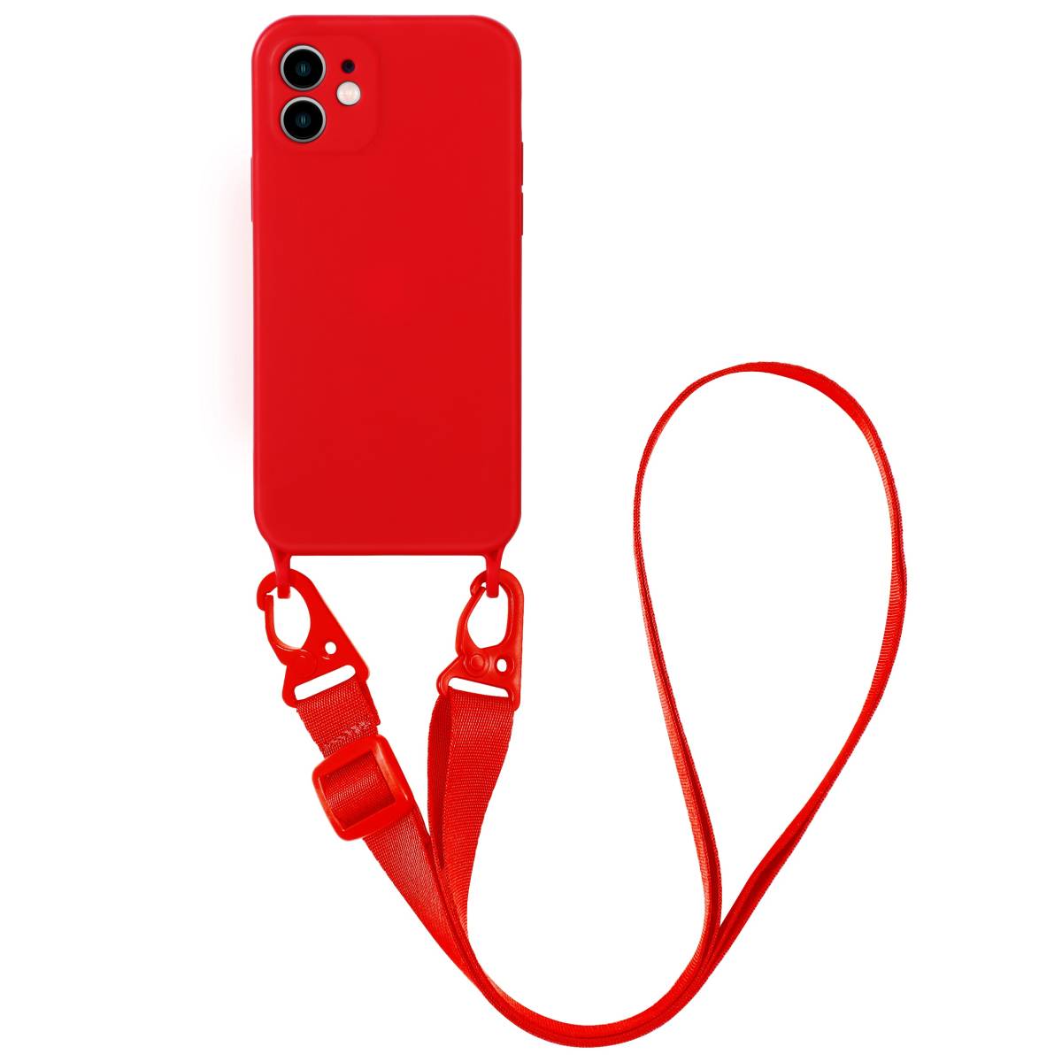 Coque avec bandoulière Rouge iPhone 14 Pro