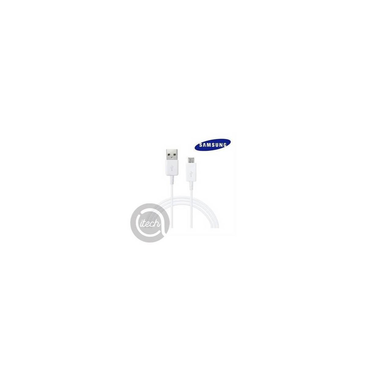 Cable micro USB Blanc Samsung