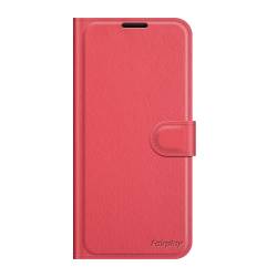 Coque simili cuir Rouge A34 5G