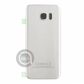 Vitre arrière originale Argent Samsung Galaxy S7 Edge