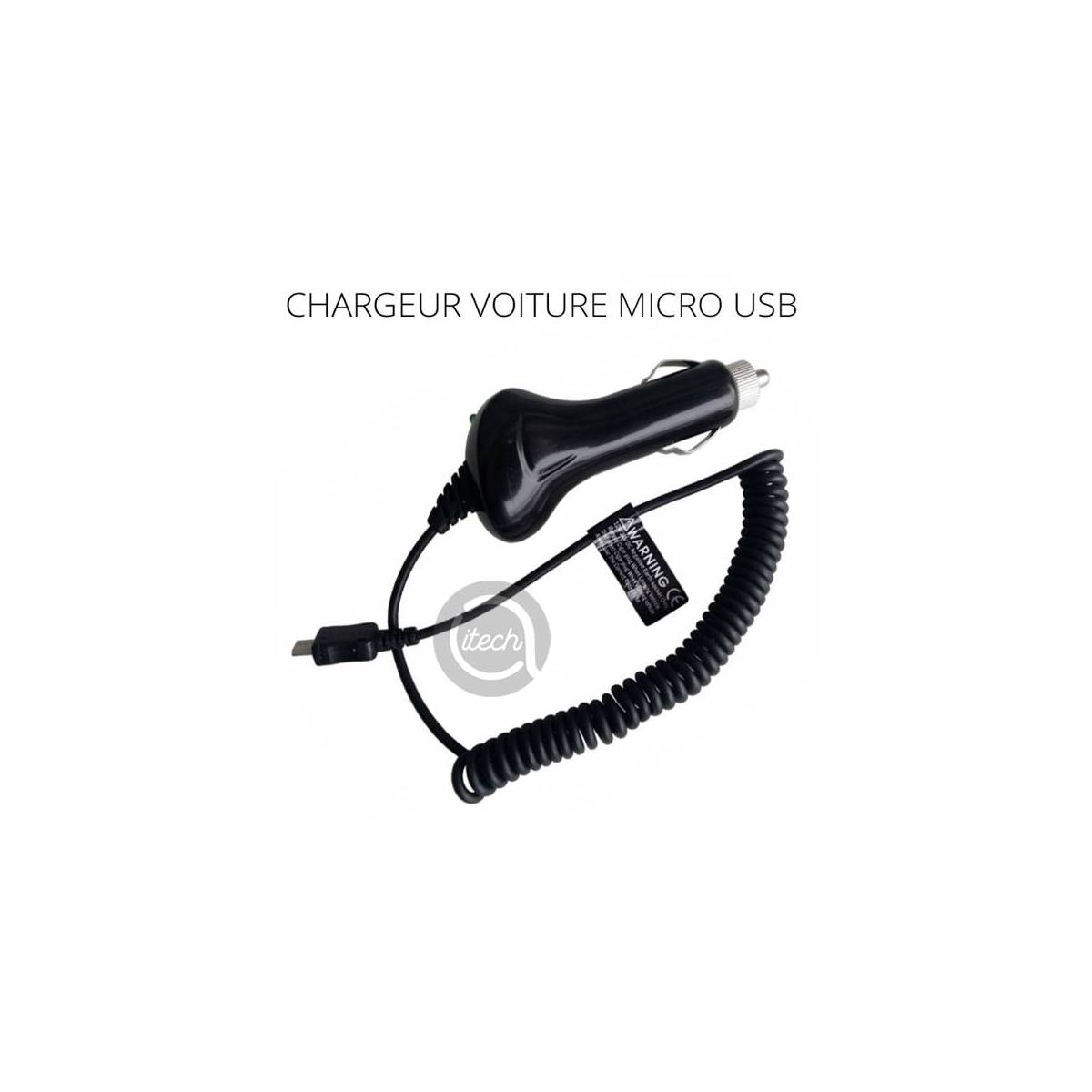 Chargeur voiture micro USB