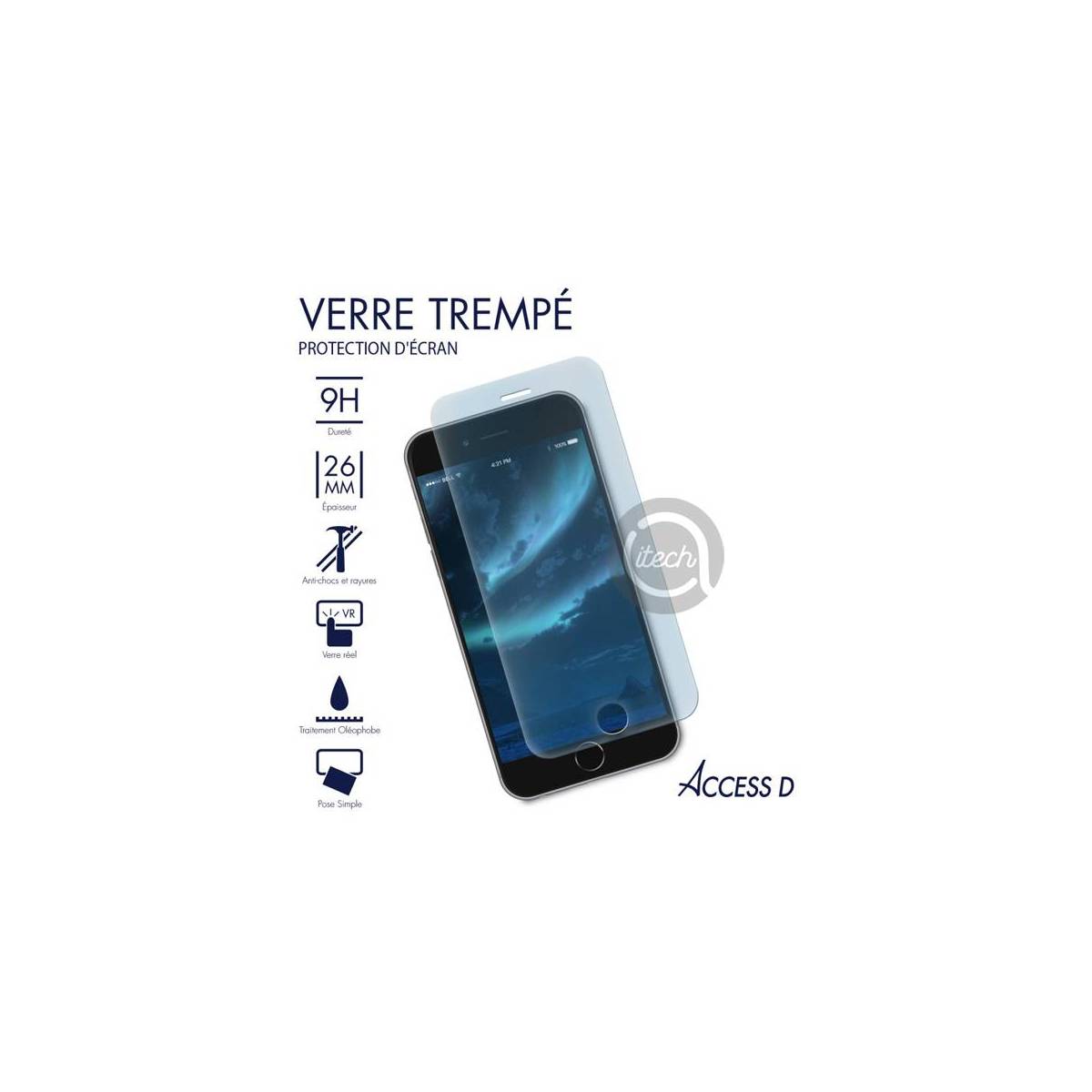 Verre trempé iPhone 7/8 Verre trempé iPhone 7/8