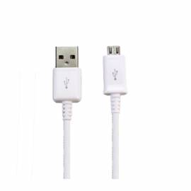 Cable compatible Blanc micro USB