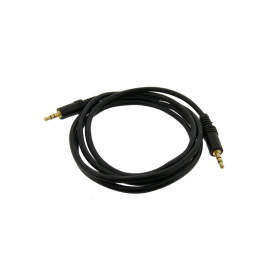 Cable jack noir 1m