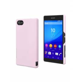Coque soft touch Xperia Z5 compact Rose