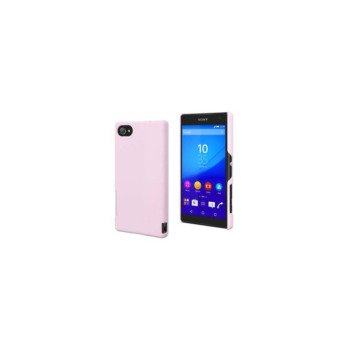 Coque soft touch Xperia Z5 compact Rose Coque soft touch Xperia Z5 compact Rose