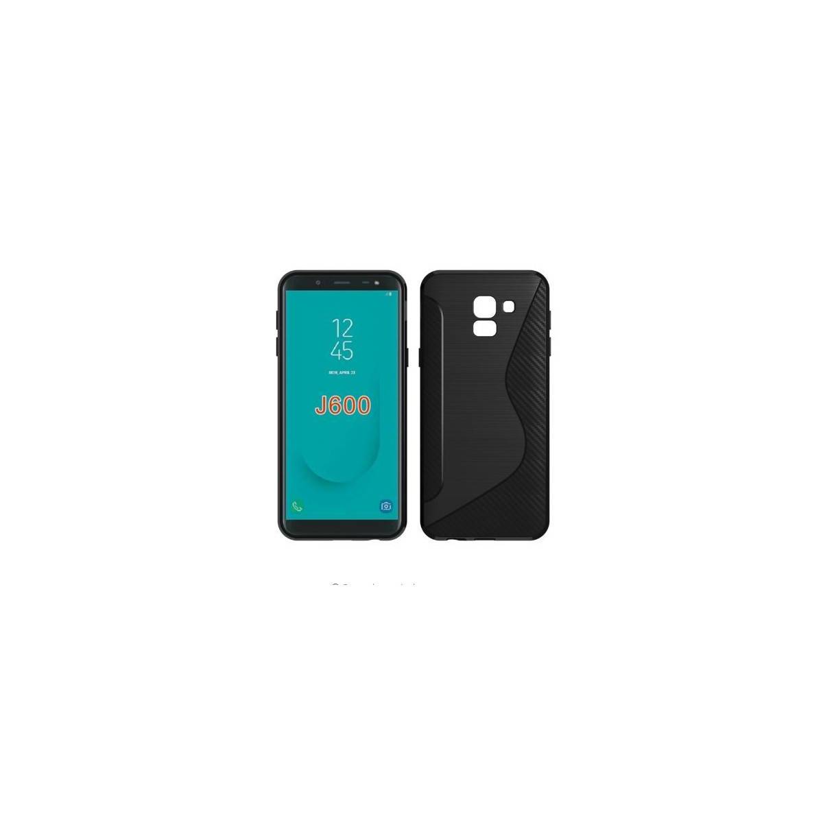 Coque Silicone S Noire Galaxy J6