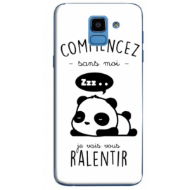 Coque "panda" Galaxy J6