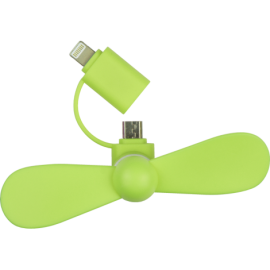 Ventilateur micro USB/lightning/USB-C Vert