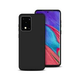 Coque soft touch noire S20 Ultra