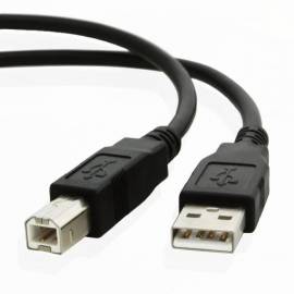 Cable d'imprimante noir USB-B 1m50