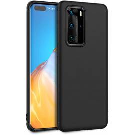 Coque soft touch noir P40