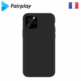 Coque soft touch Noire iPhone 7/8/SE 2