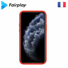 Coque soft touch Rouge A41