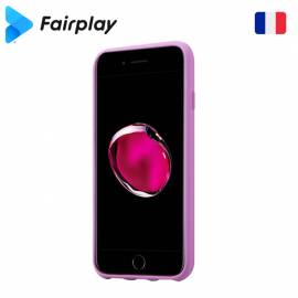 Coque soft touch Orchidée iPhone X/XS