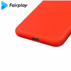 Coque Soft Touch Rouge S21