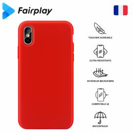 Coque Soft Touch Rouge iPhone 7/8/SE 2