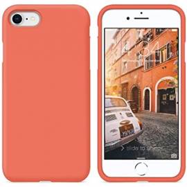 Coque soft touch Corail iPhone 7/8/SE 2020