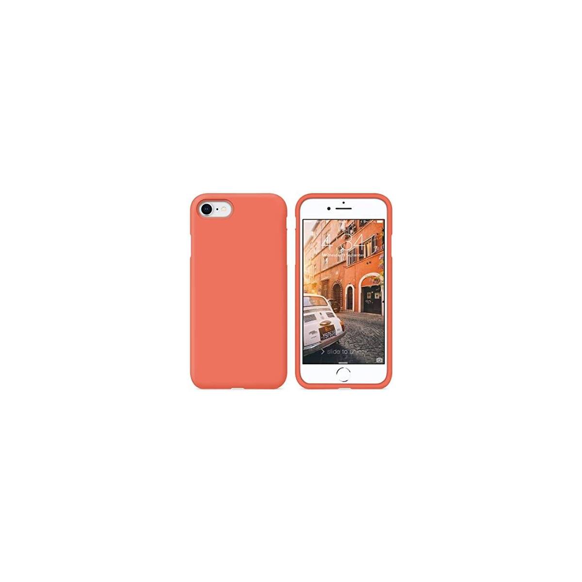 Coque soft touch Corail iPhone 7/8/SE 2020