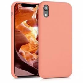 Coque soft touch Corail iPhone XR