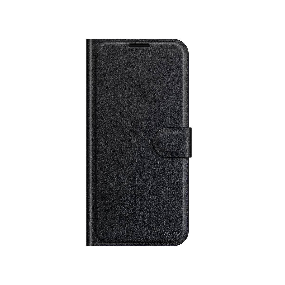 Folio simili cuir Noir iPhone 13 Pro